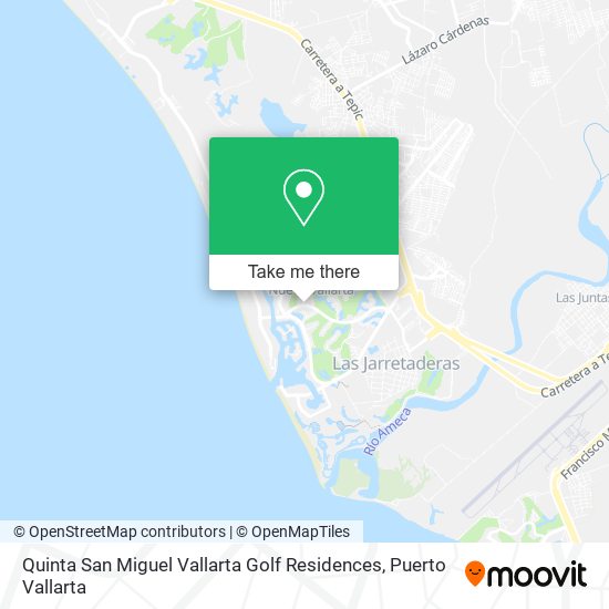 Mapa de Quinta San Miguel Vallarta Golf Residences
