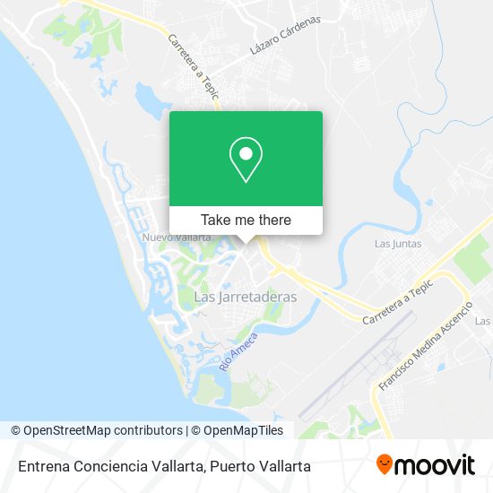 Entrena Conciencia Vallarta map