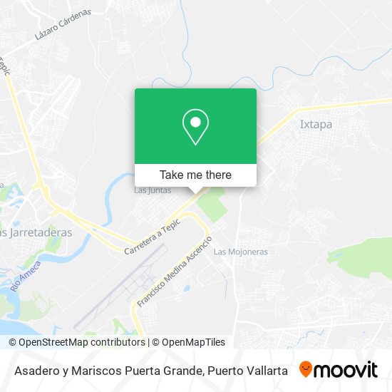 Asadero y Mariscos Puerta Grande map