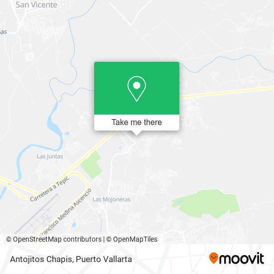 Antojitos Chapis map