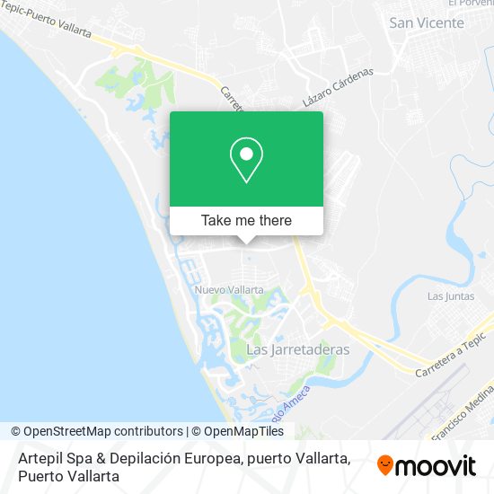 Artepil Spa & Depilación Europea, puerto Vallarta map