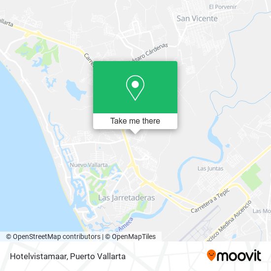 Mapa de Hotelvistamaar