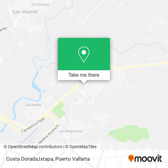 Costa Dorada,Ixtapa map