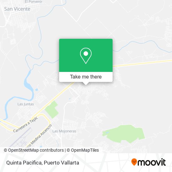 Mapa de Quinta Pacifica