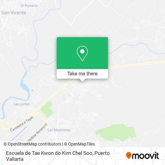 Escuela de Tae Kwon do Kim Chel Soo map