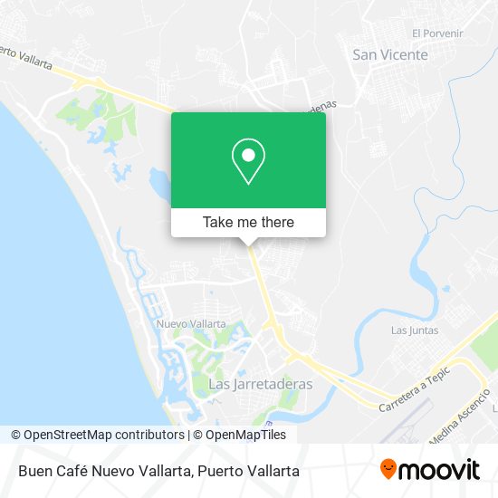 Buen Café Nuevo Vallarta map