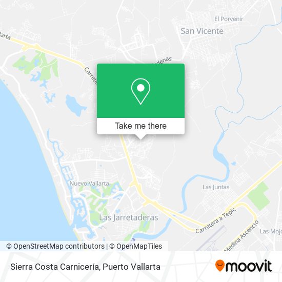 Mapa de Sierra Costa Carnicería