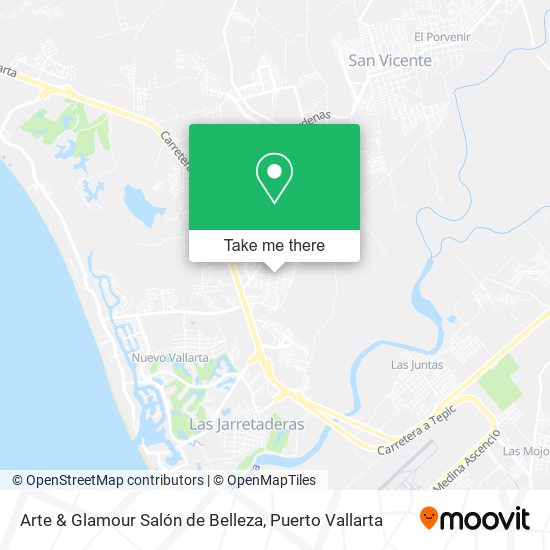 Arte & Glamour Salón de Belleza map