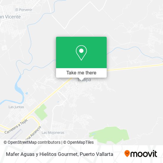 Mafer Aguas y Hielitos Gourmet map