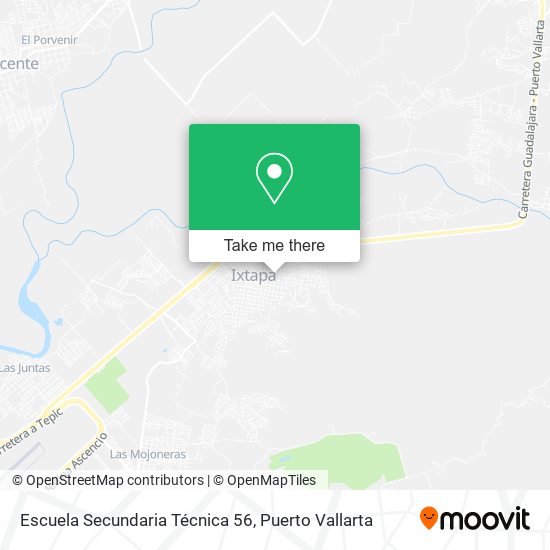 Escuela Secundaria Técnica 56 map