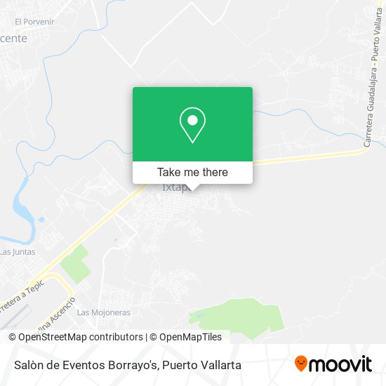 Mapa de Salòn de Eventos Borrayo's