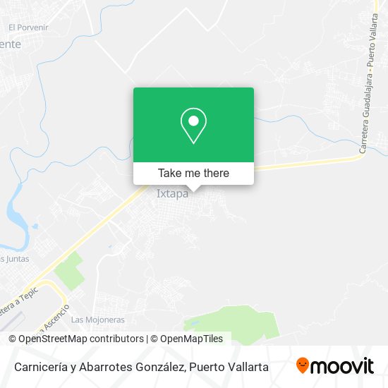Mapa de Carnicería y Abarrotes González