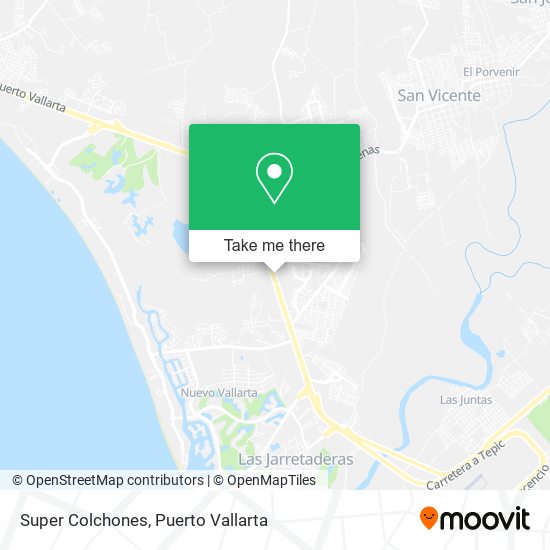 Mapa de Super Colchones