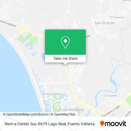 Rent-a-Center Suc 8679 Lago Real map