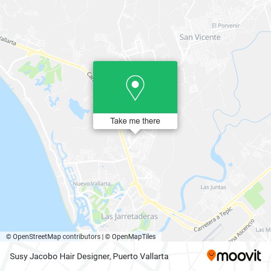 Mapa de Susy Jacobo Hair Designer