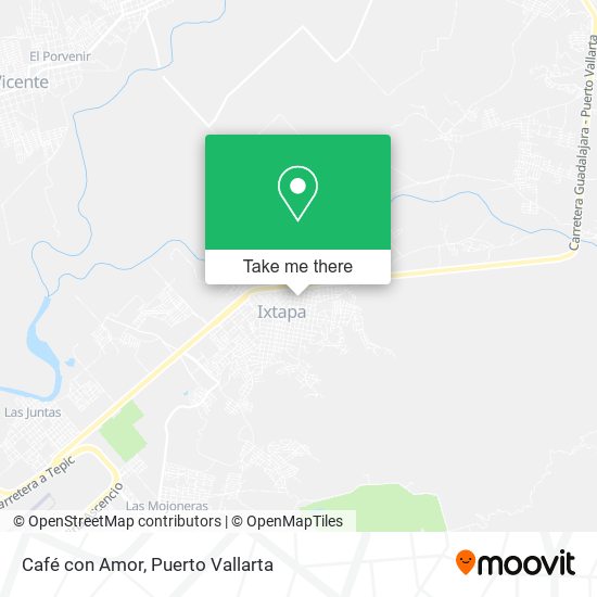 Café con Amor map
