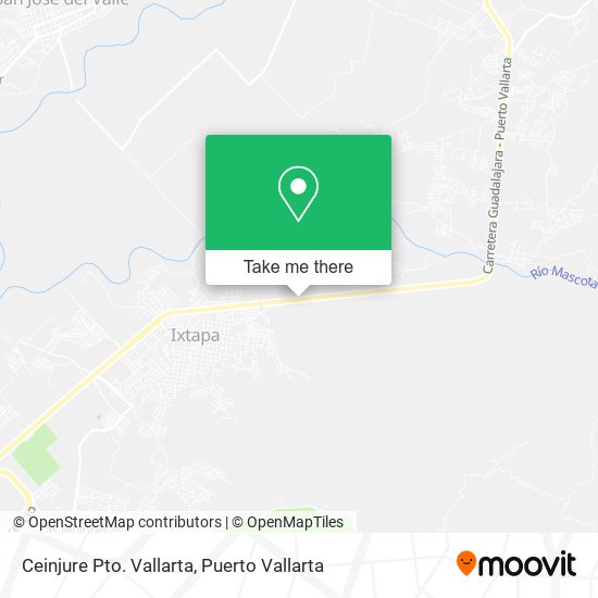 Mapa de Ceinjure Pto. Vallarta