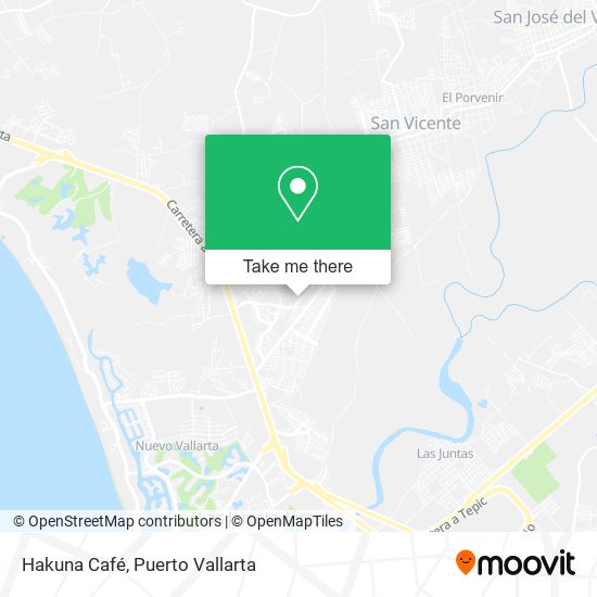 Hakuna Café map