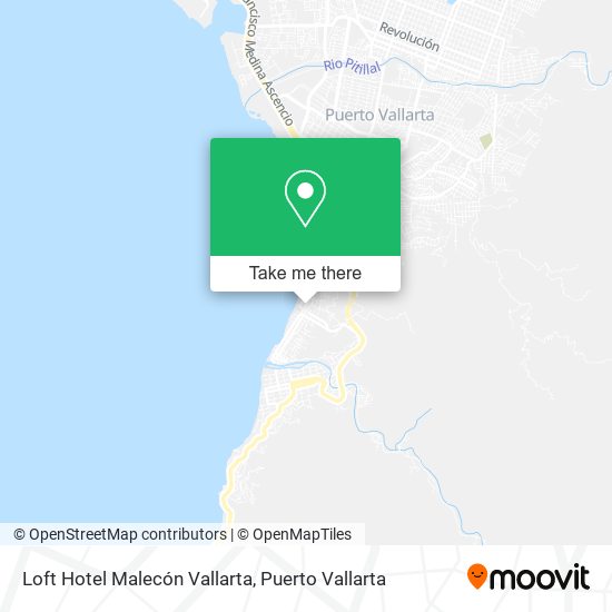 Mapa de Loft Hotel Malecón Vallarta