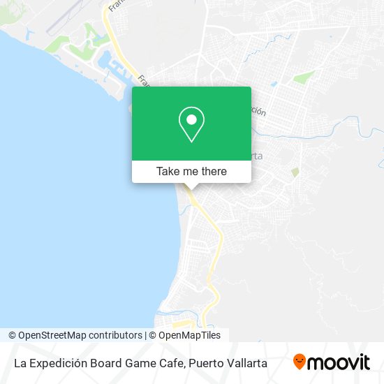 La Expedición Board Game Cafe map