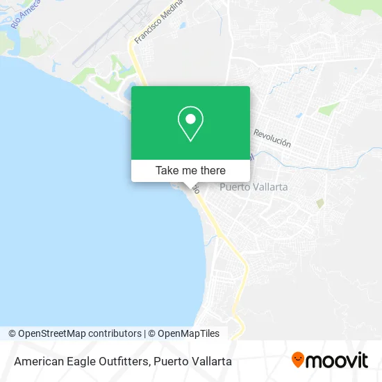 Mapa de American Eagle Outfitters
