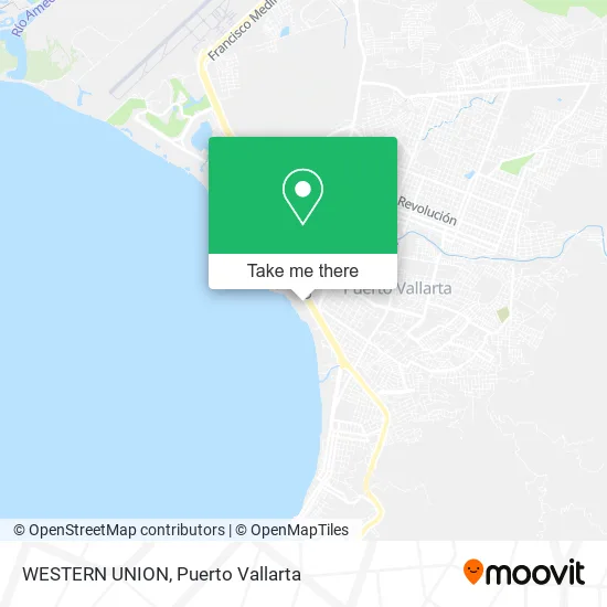 Mapa de WESTERN UNION