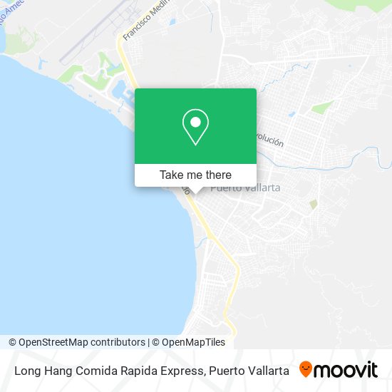 Mapa de Long Hang Comida Rapida Express