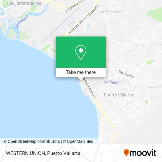 Mapa de WESTERN UNION