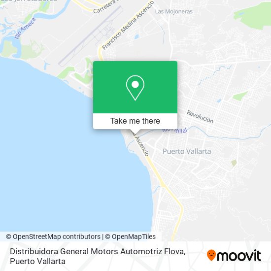 Distribuidora General Motors Automotriz Flova map