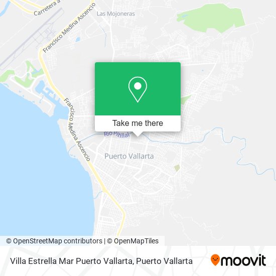 Villa Estrella Mar Puerto Vallarta map