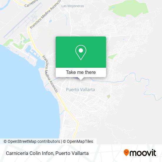 Carnicería Colin Infon map