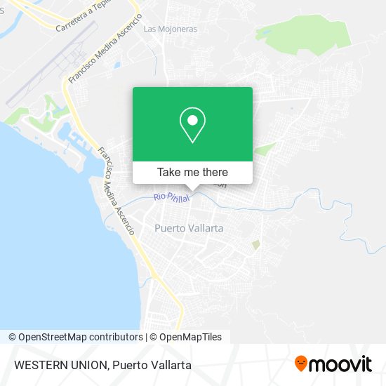Mapa de WESTERN UNION