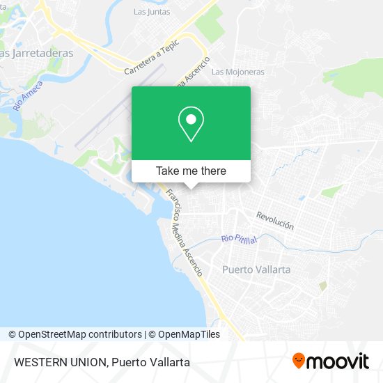 Mapa de WESTERN UNION