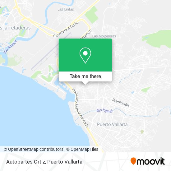 Autopartes Ortiz map