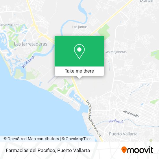 Mapa de Farmacias del Pacífico