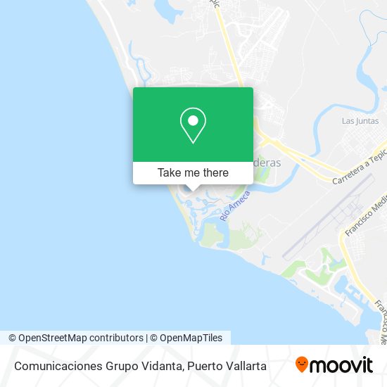 Comunicaciones Grupo Vidanta map