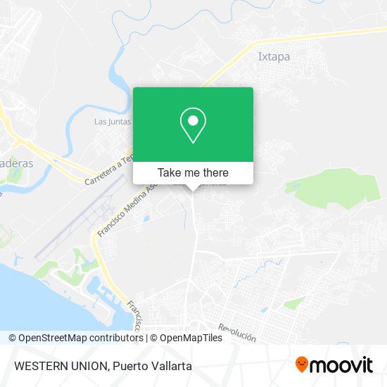 Mapa de WESTERN UNION
