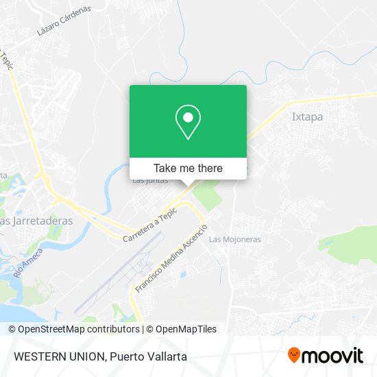 WESTERN UNION map