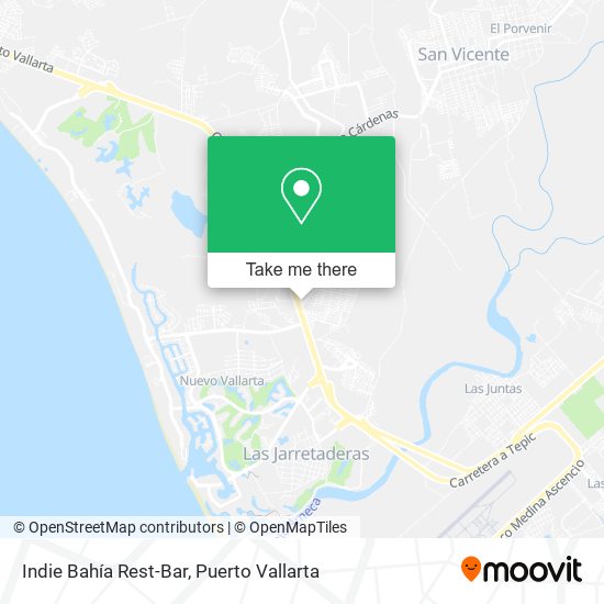 Indie Bahía Rest-Bar map