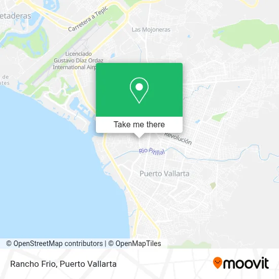 Rancho Frio map