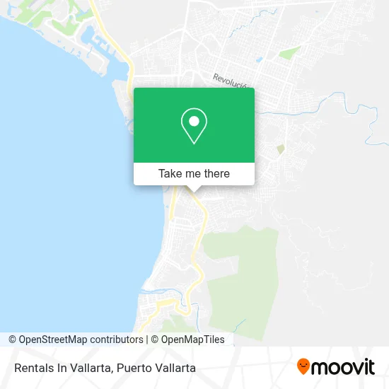 Rentals In Vallarta map