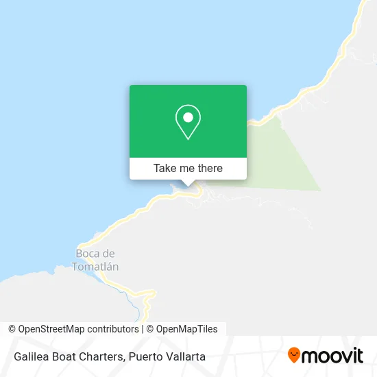 Galilea Boat Charters map