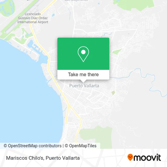 Mariscos Chilo's map