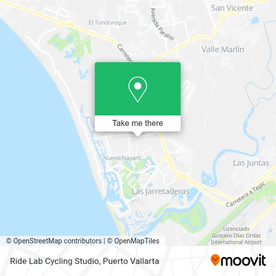 Ride Lab Cycling Studio map