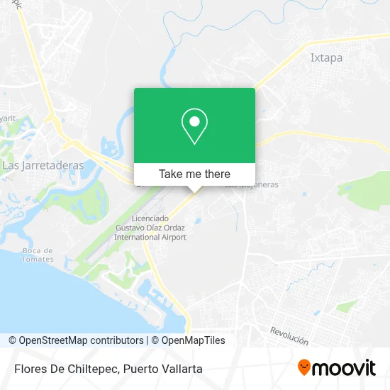 Flores De Chiltepec map