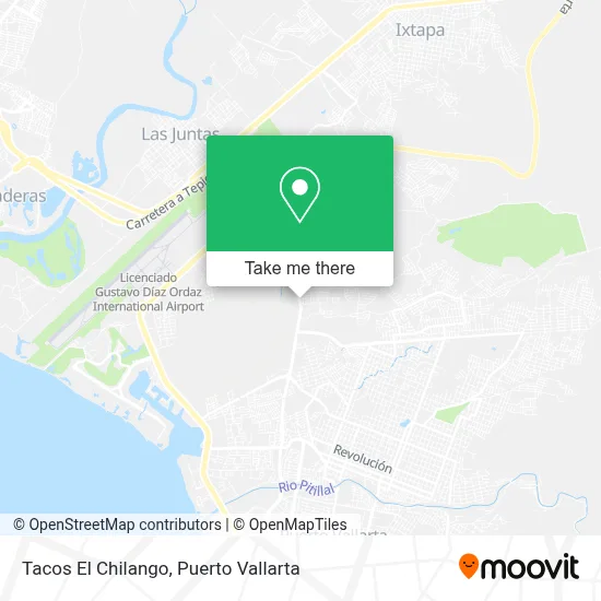 Tacos El Chilango map