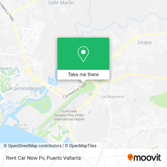 Rent Car Now Pv map