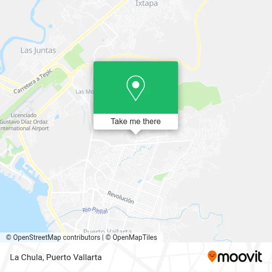 La Chula map