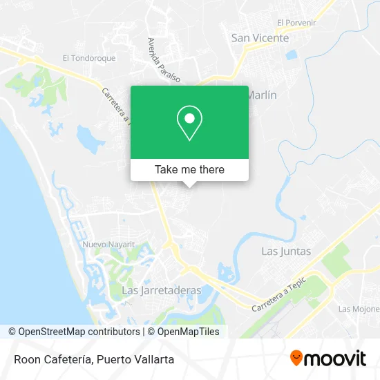 Roon Cafetería map