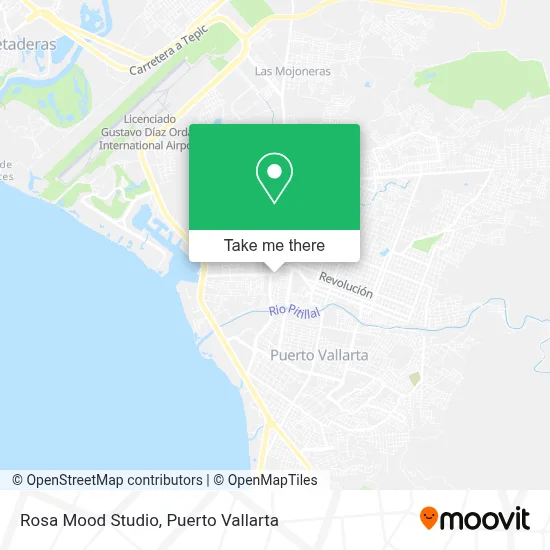 Rosa Mood Studio map